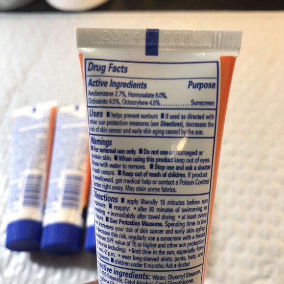 5x Banana Boat SPF 30 Sun Screen Lotion Travel Size Ultra Sport 1oz ea 5oz Total - Picture 4 of 6